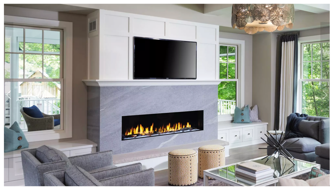 Heat & Glo Primo 60 Top Direct Vent Gas Fireplace - PRIMO60